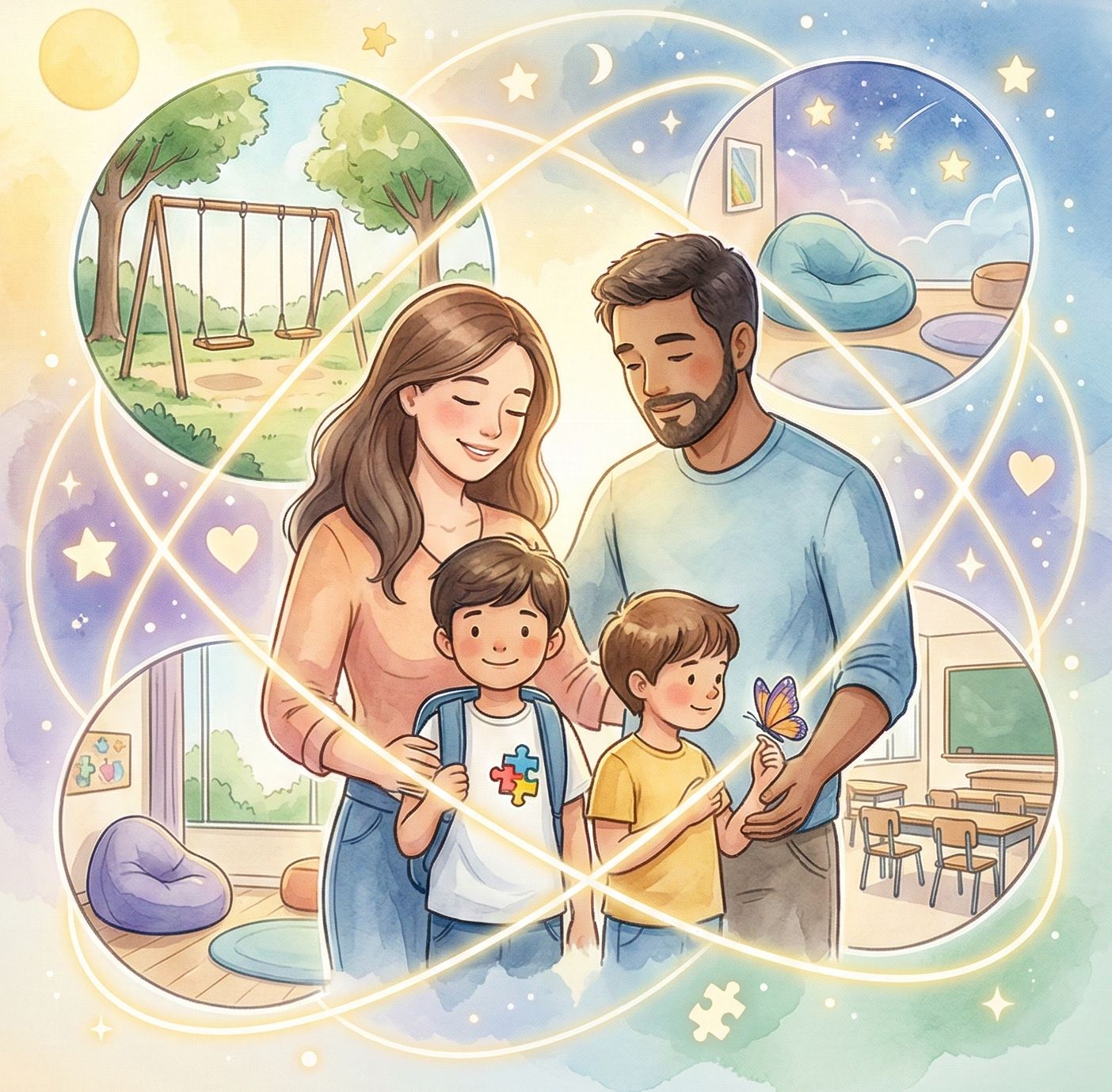 Capa do E-book Um Guia Prático para Famílias Atípicas